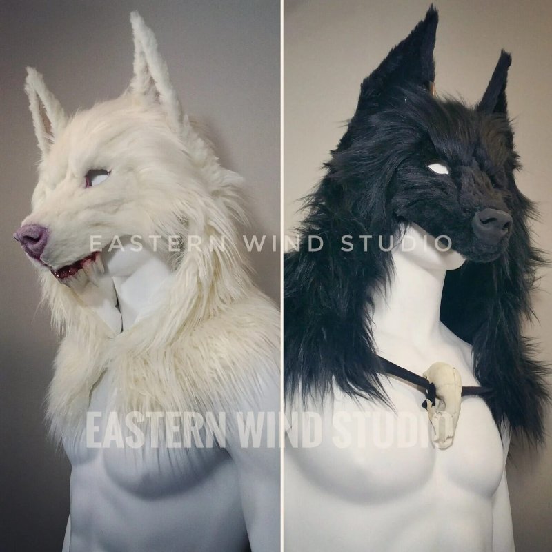 Werewolf headdress/ mask combo - animal friendly в 2020 г маски, оборотень, косплей