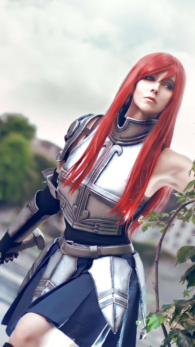 Erza scarlet косплей