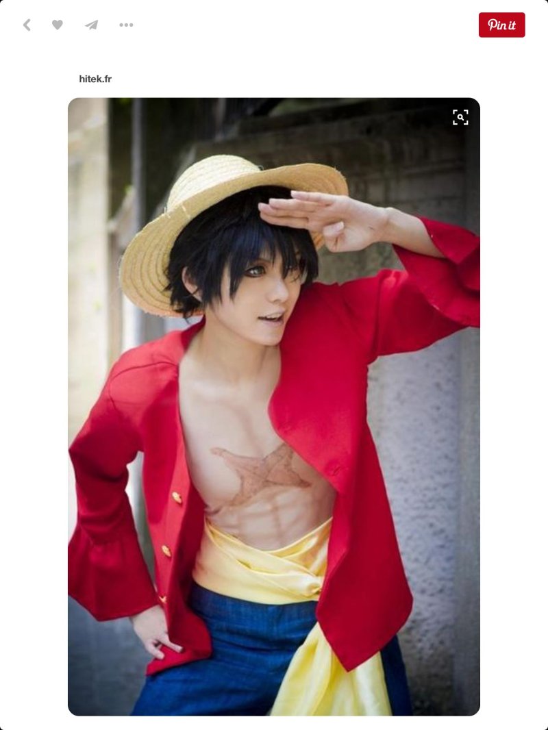 One piece луффи cosplay