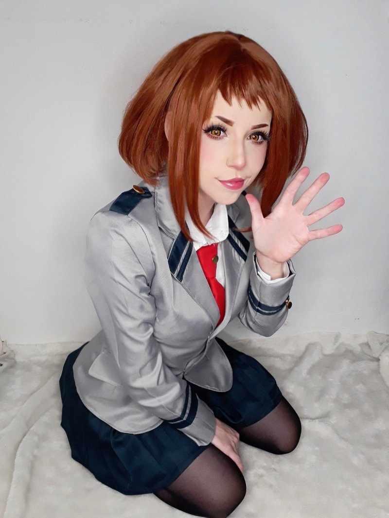 Хидори роуз косплей ochaco uraraka