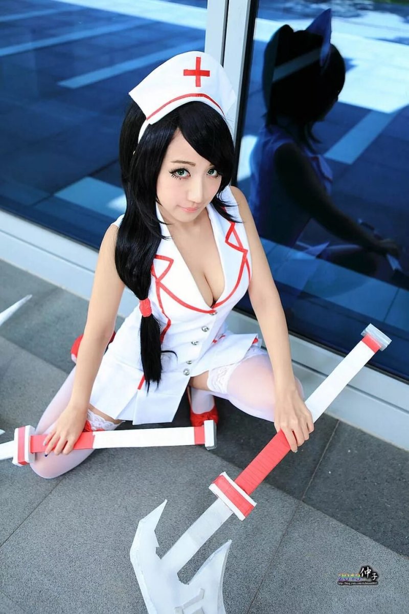 Nurse akali косплей