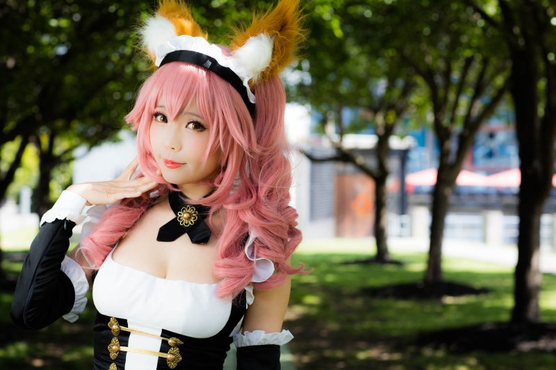 Fate tamamo косплей