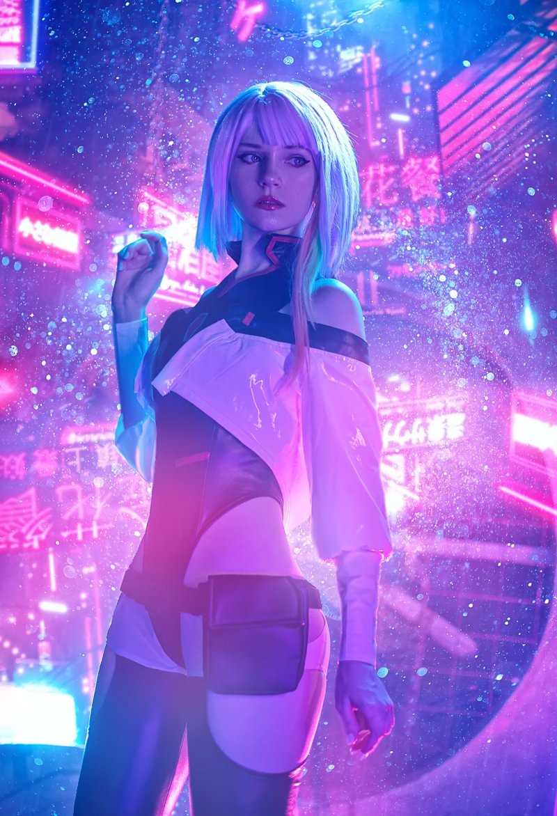 Люси косплей cyberpunk