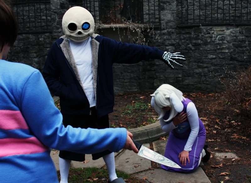 Undertale sans косплей