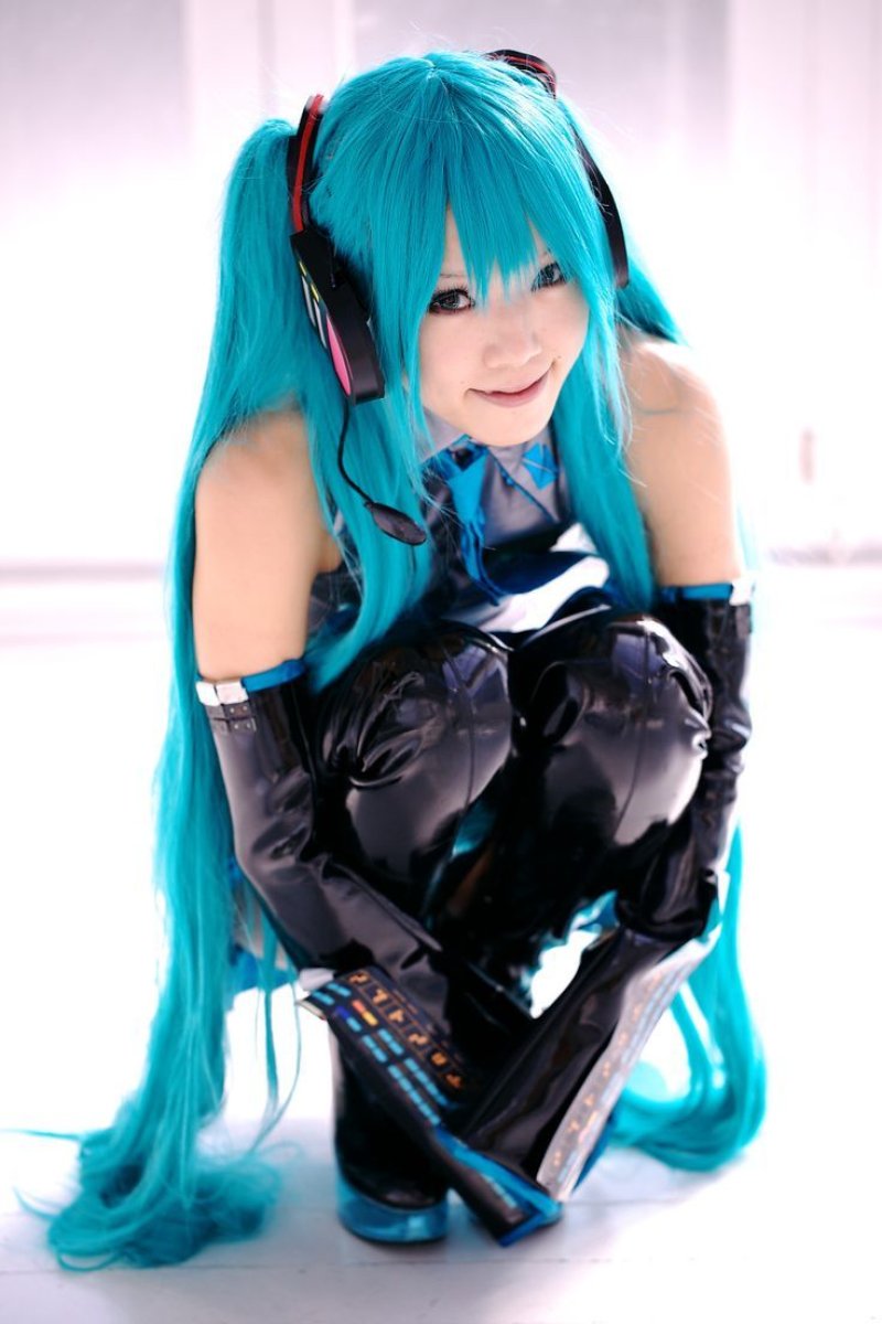 Hatsune miku косплей