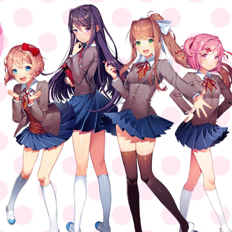 Doki doki literature club обложка