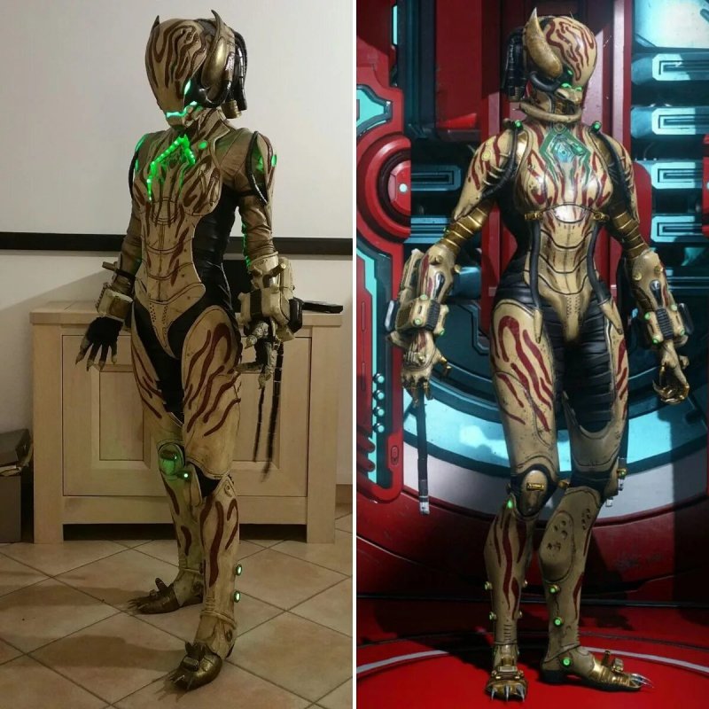 Warframe косплей valkyr