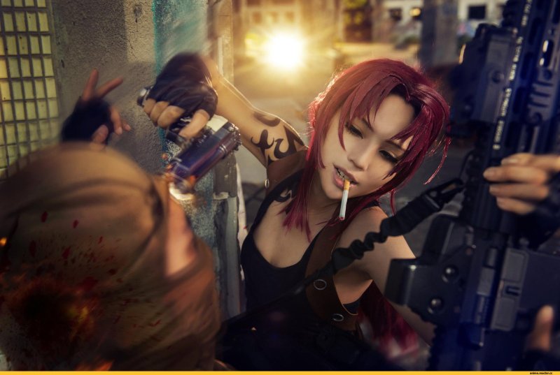 Black lagoon revy косплей