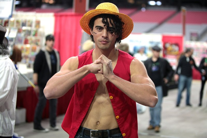 One piece луффи cosplay