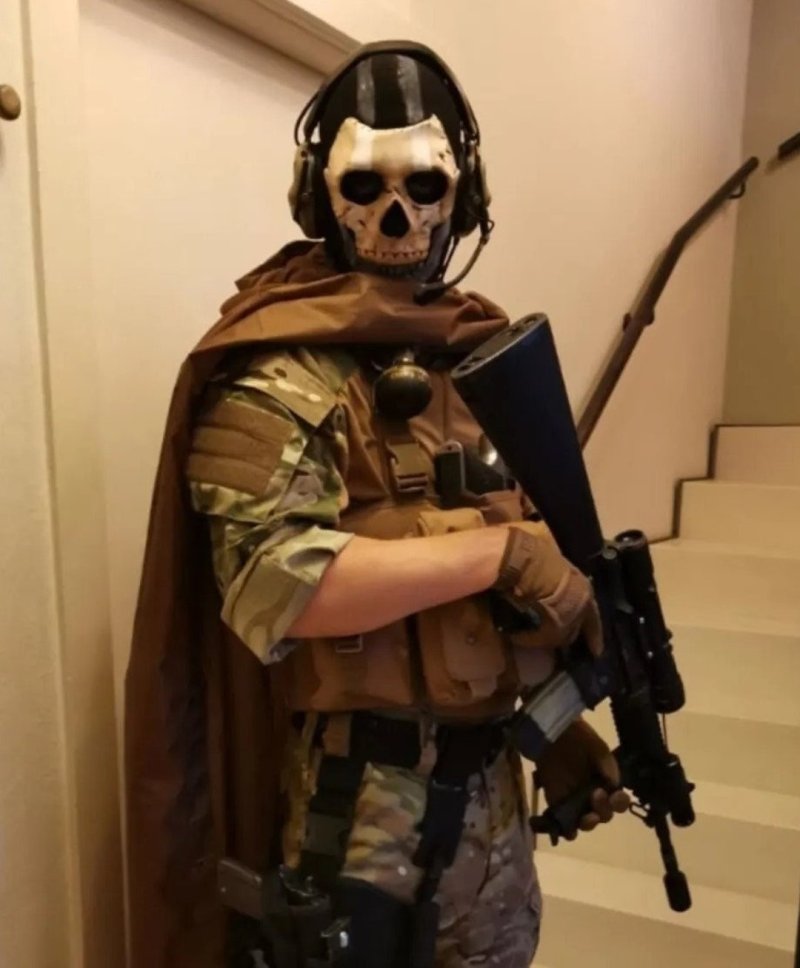 Косплей ghost из call of duty