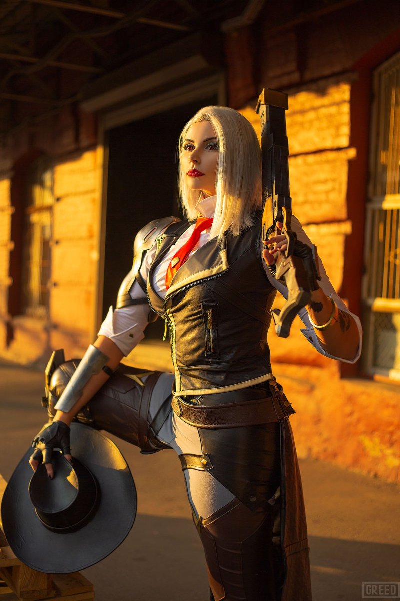 Overwatch ashe косплей