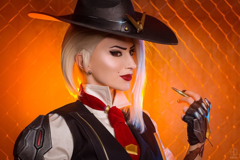 Overwatch ashe косплей