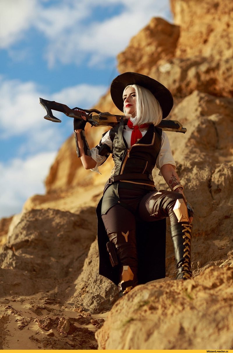 Overwatch ashe косплей