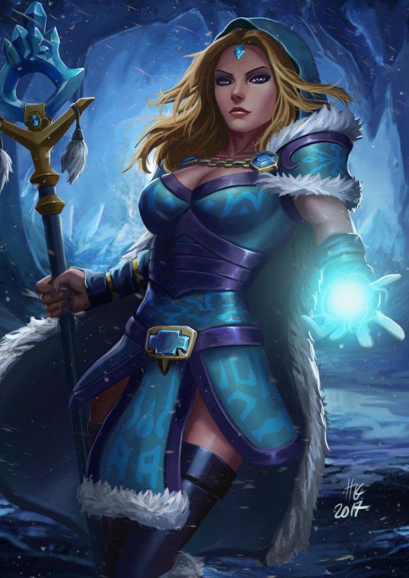 Dota 2 crystal maiden