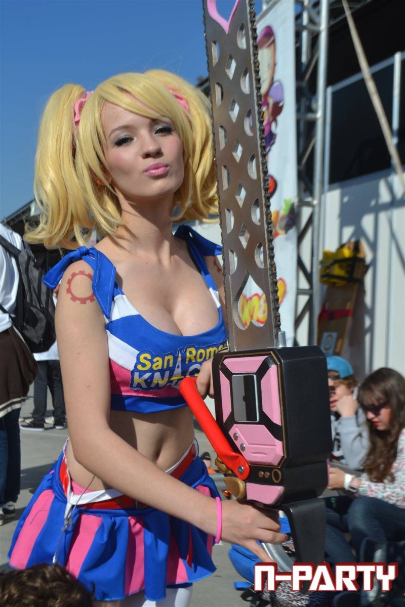 Lollipop chainsaw косплей